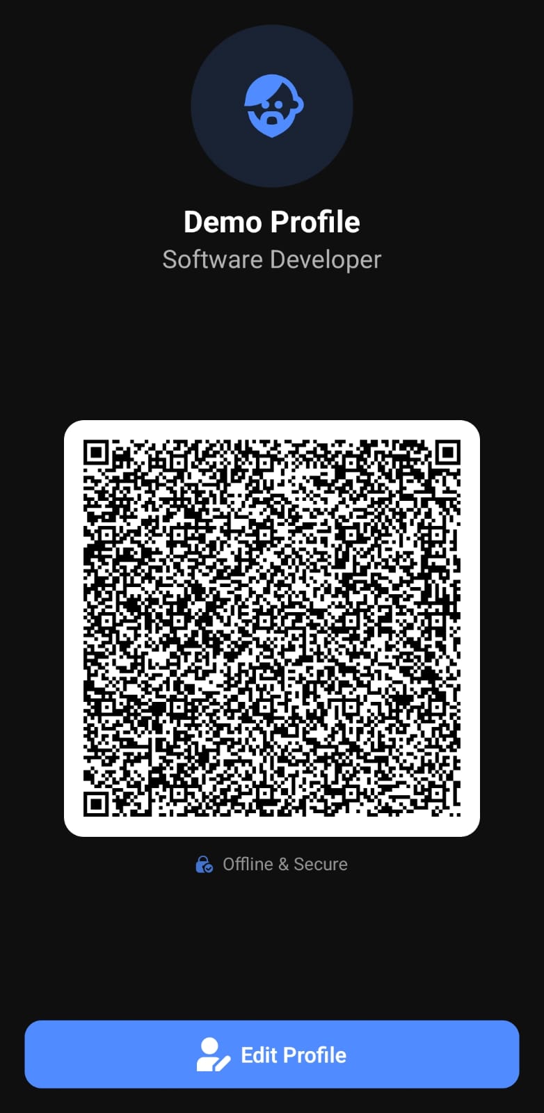 Linkly QR generation screen